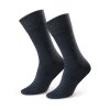 Steven Skarpety garniturowe merino wool 130 melanż szary